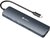 Sandberg Notebook Dokkoló - USB-C 8K Display Dock (Bemenet: USB-C; Kimenet: HDMI+DP+2xUSB-A3.0+USB-C+RJ45; 8K/30Hz) - 136-43