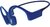Shokz OpenSwim csontvezetéses vezeték nélküli kék MP3 lejátszós Open-Ear fejhallgató