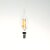Iris Lighting Filament Bulb Longtip E14 FLCT35 4W/3000K/360lm aranyszínű gyertya LED fényforrás