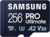 Samsung MicroSD kártya - 256GB MB-MY256SA/WW (PRO Ultimate, Class10, R200/W130, adapter, 256GB)