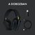 Logitech G435 Lightspeed Wireless fekete gamer headset