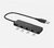 APPROX USB HUB - USB2.0 4in1 HUB (4db USB2.0) Fekete