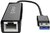 Orico kábel átalakító - UTJ-U3-BK/21/ (USB-A 3.0 to RJ-45, 10 cm kábel, fekete)