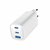 Gembird 3-port 65W GaN USB PowerDelivery fast charger White - TA-UC-PDQC65-01-W