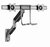 Gembird MA-WA2-02 Adjustable wall 2-display mounting arm, 17"-32" Black - MA-WA2-02