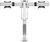 MULTIBRACKETS - M VESA Gas Lift Arm Single White w. Duo Crossbar - 7350073735945