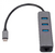 Akyga AK-AD-66 Hub USB type C - USB 3.0 3-port + Ethernet