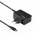 Akyga AK-ND-81 5-20V / 3-3.25A 65W USB-C Power Delivery 3.0 GaN cable 1,8m Black