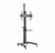 Gembird - Aluminum TV floor stand with caster wheels 37"-70" Black - TVS-70T-02