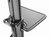 Gembird - Aluminum TV floor stand with caster wheels 37"-70" Black - TVS-70T-02