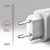 AXAGON ACU-QC18W QC3.0 Wall Charger 18W White - ACU-QC18W