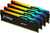 DDR5 Kingston FURY BEAST RGB 6000MHz (INTEL XMP) 64GB - KF560C40BBAK4-64 (KIT 4DB)