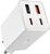 Baseus P10162705212-00 GaN6 Pro 100W EU fehér gyorstöltő adapter 1m USB Type-C - Type-C kábellel