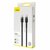 Baseus CATKLF-ALG1 Cafule Type-C/Type-C 100W Cable 2m Black/Grey