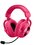 Logitech - PRO X 2 LIGHTSPEED Wireless magenta gamer headset - 981-001275