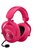 Logitech - PRO X 2 LIGHTSPEED Wireless magenta gamer headset - 981-001275