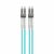 Gembird OM4 Fibre Optic Patch Cable 7,5m Blue - CFO-MDOM4-LC/LC-7.5M