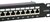 Equip Patch panel - 326625 (24 port, Cat6A, 1U, árnyékolt, fekete)