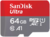 SANDISK Ultra microSD with SD Adapter 64GB - SDSQUAB-064G-GN6MA