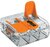 WAGO 221-613 30db/csomag 41A/450V leágazás 3x 0,5-6mm2 átlátszó vezetékösszekötő