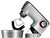 Bosch - Serie 8 OptiMUM - ezüst/fekete - MUM9D33S11