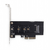 Gembird - M.2 SSD adapter PCI-Express bővítőkártya, extra alacsony profilú konzollal - PEX-M2-01
