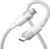 Vention - USB-C 3.2/M, 1m,(fehér, Gen2, 10Gbps), kábel - TRGWF