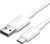 Vention - USB-A 2.0/M -> USB-C/M, 1m,(fehér), kábel - CTQWF