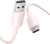 Vention - USB-A 2.0/M -> USB-C/M, 1m,(pink), kábel - CTQPF