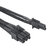 akasa - FLEXA V8 8 tűs VGA tápkábel, 40 cm-es hosszabbító - AK-CBPW09-40BK