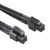 akasa - FLEXA P8 8 tűs ATX tápegység 40 cm-es hosszabbító kábel AK-CBPW08-40BK