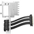 FRACTAL DESIGN - Flex 2 - Riser Card PCIe - White - FD-A-FLX2-002