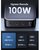 UGREEN - Nexode asztali hálózati töltő, 4 port, 3x USB-C, 1x USB-A, 100W - Szürke - 90928