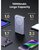 UGREEN - Power Bank mágneses, vezeték nélküli töltés, 10000mAh, 20W, összecsukható állvánnyal - Szürke - 15086