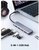 UGREEN - USB 3.0 HUB 4 Port USB-A, 5 Gbps, USB-C tápellátással - Szürke - 50985