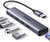 UGREEN - HUB USB 3.0, 3x USB-A. 1x USB-C, Ethernet 1Gbit/s - Szürke - 60554