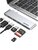 UGREEN - USB HUB 6 az 1-ben, 4K×2K@30Hz, USB 3.0 HUB, HDMI, USB-C, USB-A, 5Gbps - Szürke - 80856