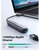 UGREEN - USB HUB 5 az 1-ben, 4K@60Hz, USB HUB, HDMI 2.0, Ethernet, 3x USB-A, USB-C, 100W - Szürke - 10919