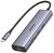 UGREEN - USB HUB 6 az 1-ben, 4K@60Hz, USB HUB, HDMI 2.0, Ethernet, 2x USB-A, USB-C, SD/TF, 100W - Szürke - 90568