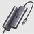 UGREEN - Dokkoló állomás 6 az 1-ben, 8K@30Hz, Dual Monitor, USB HUB, Dual HDMI 2.0 és 2.1, 2x USB-A, USB-C, 100W - Szürke - 15852