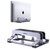 UGREEN - Laptop állvány, vertikális, állítható, laptop stand, dupla, szürke - 60643