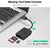 UGREEN - USB 3.0 USB-A SD Kártya kártyaolvasó,TF + SD, fekete - 20250