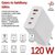 Emos - GaN PD 120 W max. univerzális USB töltő - V06G120