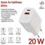 Emos - GaN PD 20 W max. univerzális USB töltő - V02G20