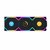 Lian Li - UNI FAN SL Wireless LCD ARGB PWM - 120mm, fekete, 3db-os csomag - 12SLLCD1W3B
