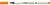 Stabilo Pen 68 brush narancs ecsetfilc