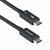 Startech - Thunderbolt 5 kábel, 80 Gbps/Akár 120 Gbps, 240 W PD, 8K 60 Hz 1m - TBLT5MM1M240W