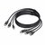Startech - 1,8 m-es dupla DisplayPort és USB 5 Gbps KVM kábel, 4K 60Hz - DDU1226-KVM-CABLE