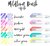 Zebra Mildliner Brush Refresh 5db-os kettős végű ecset marker