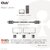 Club 3D Kábel - CAC-1091 (DisplayPort 2.1, DP80, 4K240Hz, 1.2m, Bidirectional, M/M)
